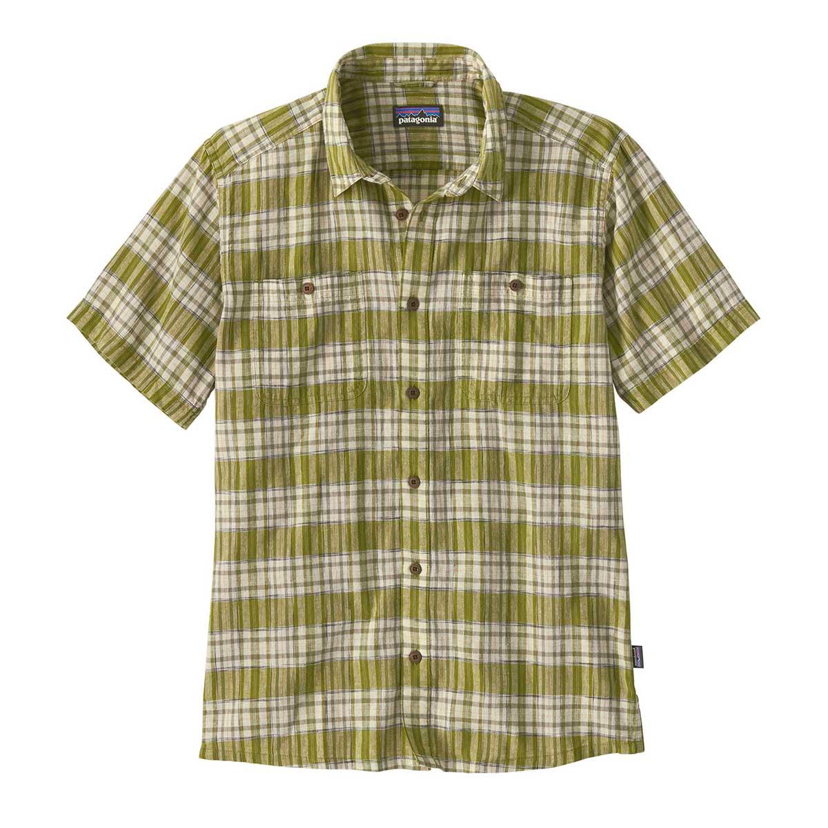 Patagonia Back Step Shirt Men's in Sunlight Graze Green